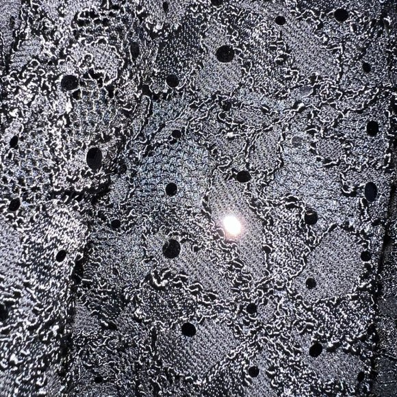 Connected Apparel Sequin-Lace-NWT-Lined Perfect "Little Black Dress"-Size 6 - Picture 14 of 14